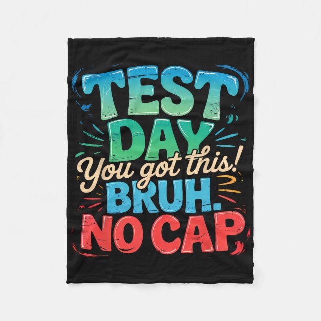 Staar State Testing Day Motivation You Are Crushin Fleece Blanket (Front)