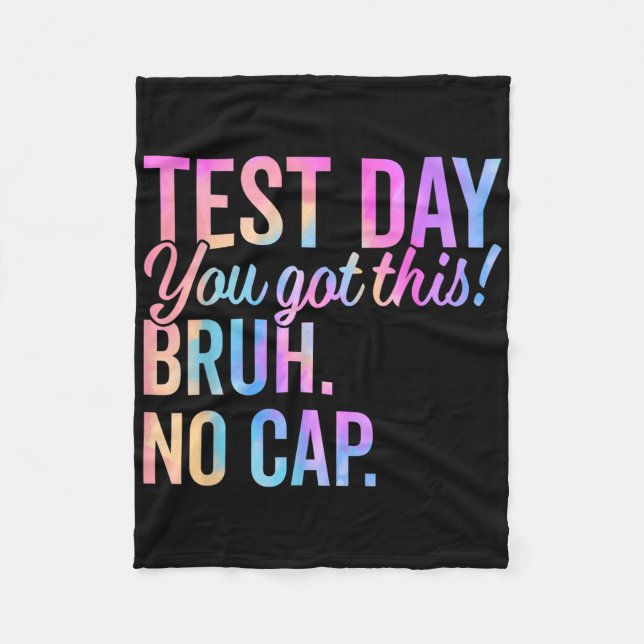Staar State Testing Day Motivation You Got This Br Fleece Blanket (Front)