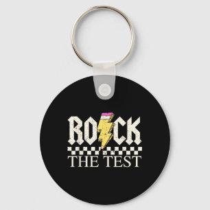 Staar State Testing Day Rock The Test ABCD Teacher Key Ring