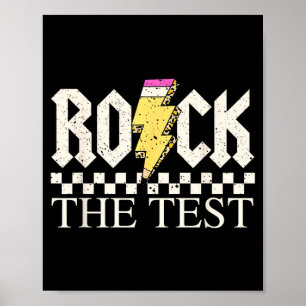 Staar State Testing Day Rock The Test ABCD Teacher Poster