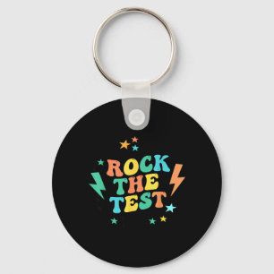 Staar State Testing Test Day Motivation Shirt Rock Key Ring