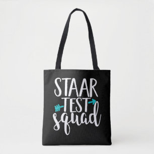 Staar Test Squad Elementary Teacher Test Day Tote Bag