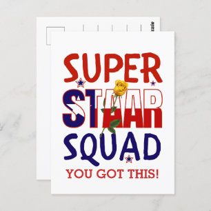 Staar Texas Test Day Teacher Motivational Postcard