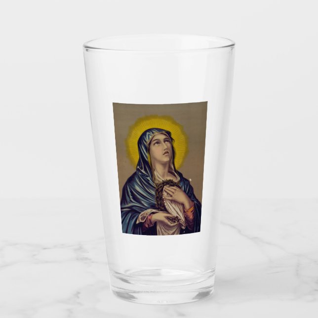 Stabat Mater Our Lady of Sorrows Glass (Front)