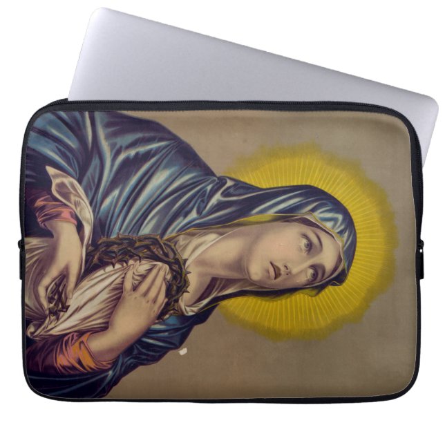 Stabat Mater Our Lady of Sorrows Laptop Sleeve (Front)