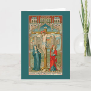 Stabat Mater (SAU 22) Style 2 Blank Greeting Card