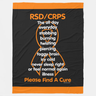 Stabbing Burning Twisting...RSD/CRPS Fleece Blanket