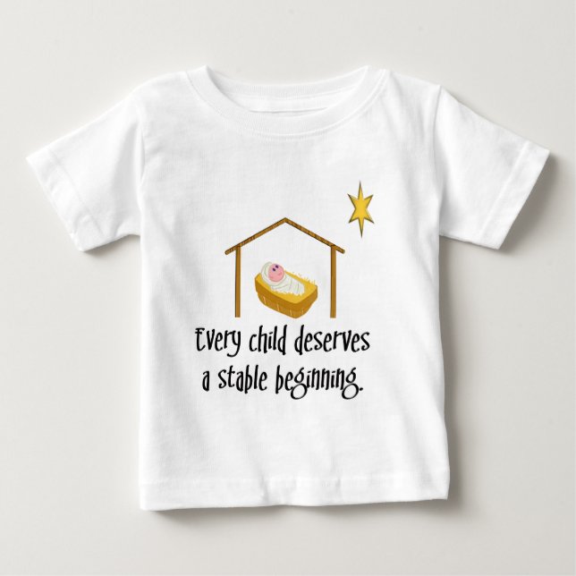 Stable beginning baby T-Shirt (Front)
