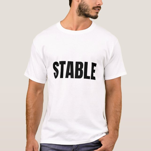 STABLE (Dark) T-Shirt (Front)