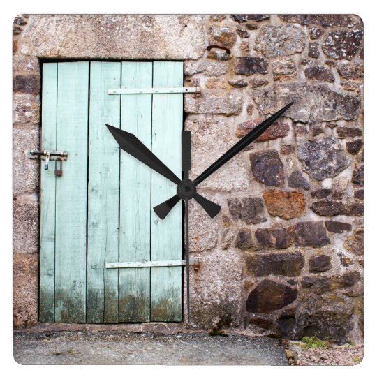 Stable Door and Stone Wall Clock