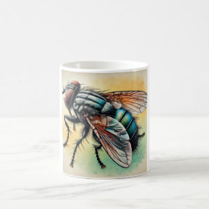 Stable Fly Stomoxys calcitrans 260824IREF247 - Wat Coffee Mug