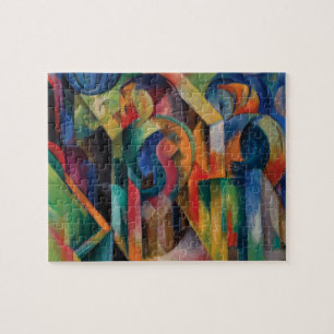 Stables By Franz Marc Jigsaw Puzzle