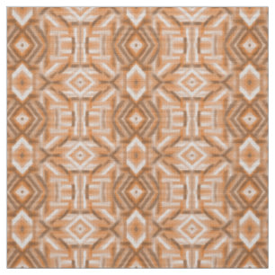 Staccato Orange Abstract Soft Pastel Art Fabric
