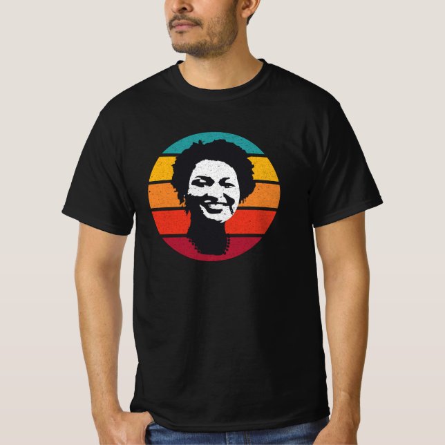 Stacey Abrams Progressive Georgia Retro T-Shirt (Front)