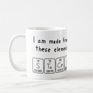 Stacey periodic table name mug