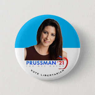 Stacey Prussman NYC Mayor 2021 6 Cm Round Badge