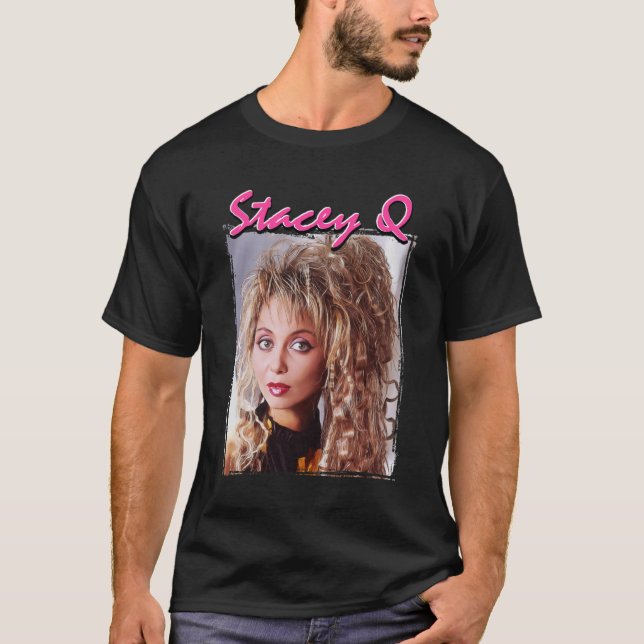 Stacey Q V-Neck  T-Shirt (Front)