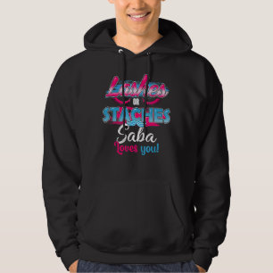 Staches Or Lashes Saba Loves You Best Gender Revea Hoodie