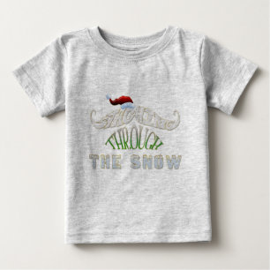 Staching Through the Snow Baby T-Shirt