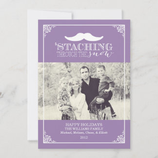 Staching Through The Snow | Christmas Holiday Card
