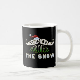 Staching Through the Snow Coffee Mug