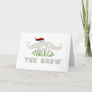 Staching Through the Snow Holiday Card