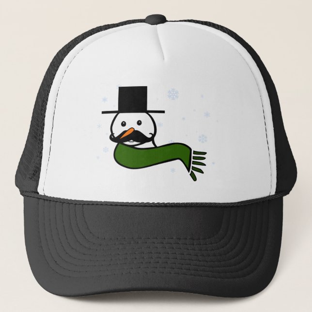 Stachy the Snowman Trucker Hat (Front)