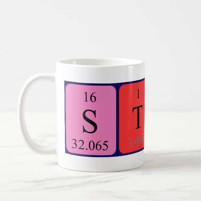 Staci periodic table name mug (Left)