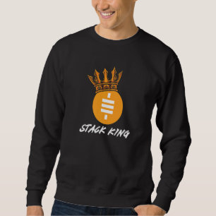 Stack King Sats Crypto Bitcoin Ethereum Satoshi Ho Sweatshirt
