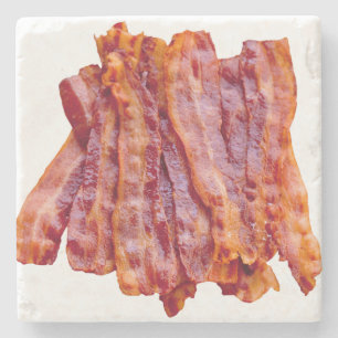 Stack of Bacon Stone Coaster