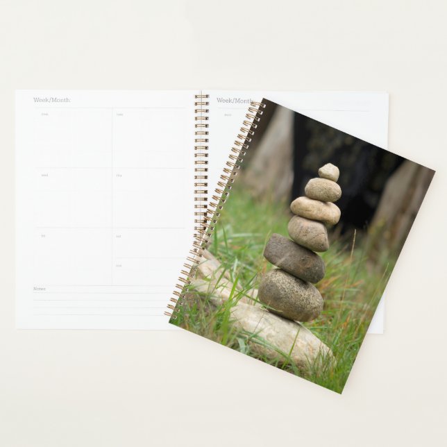 Stack Of Balanced Rocks Planner (Display)