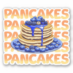 Stack of Blueberry Pancakes