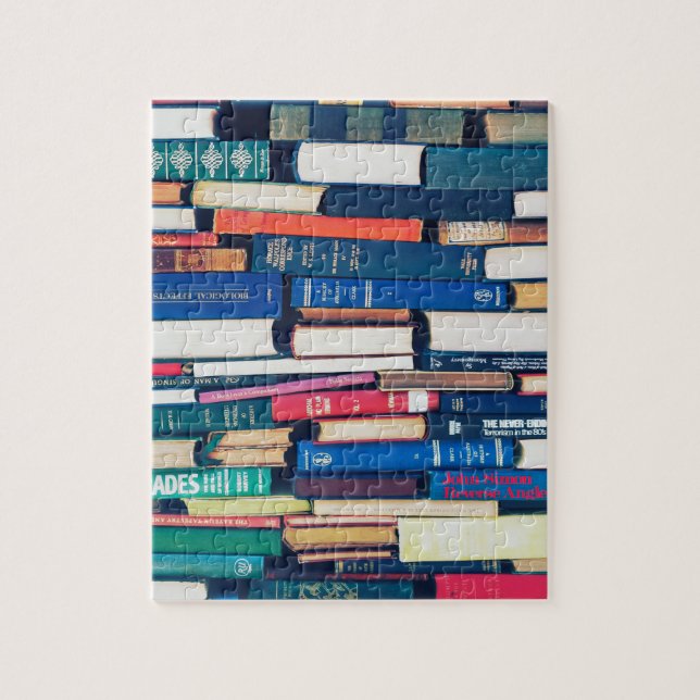 Stack of books jigsaw puzzle (Vertical)