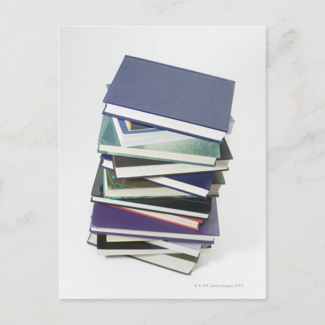 Stack of books postcard (Front)