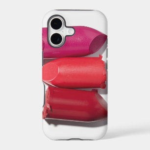 Stack of broken lipstick