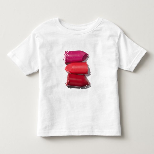 Stack of broken lipstick toddler T-Shirt (Front)