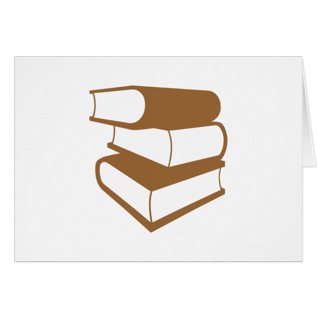Stack Of Brown Books (Front Horizontal)