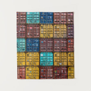Stack of cargo trailer tapestry