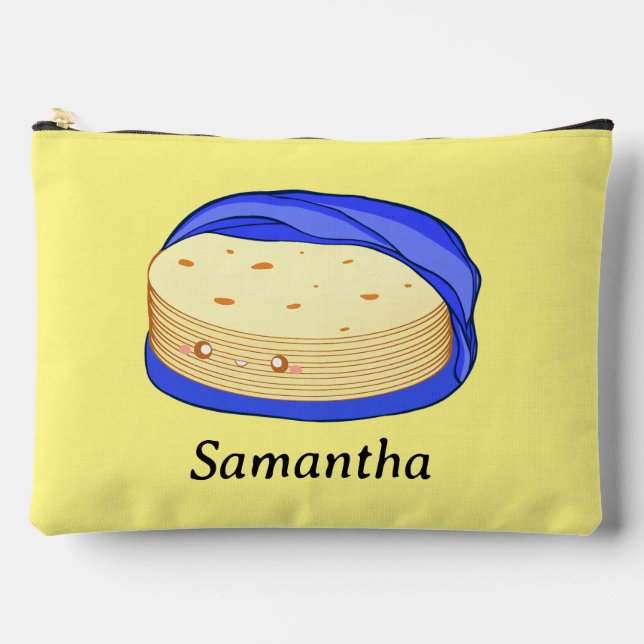 Stack of Flour Tortillas Accessory Pouch (Front)