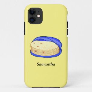 Stack of Flour Tortillas iPhone 11 Case