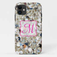 Stack of Glitter Monogram IPHONE 5 Case