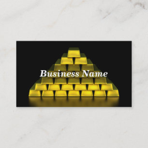 Stack of Gold Bars Business Card