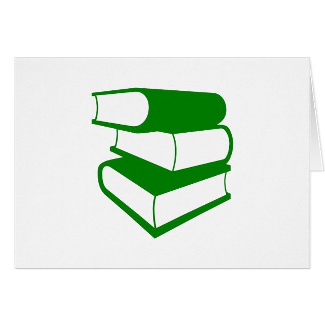 Stack Of Green Books (Front Horizontal)