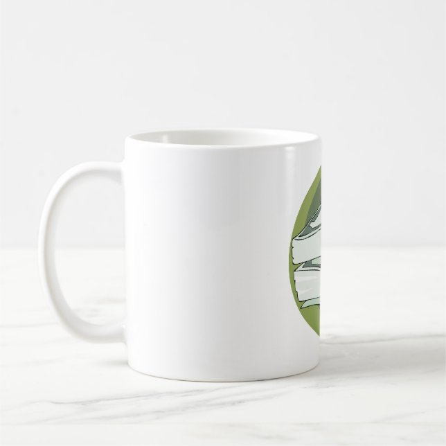 Stack of Money Cash Green Backs Coffee Mug (Left)