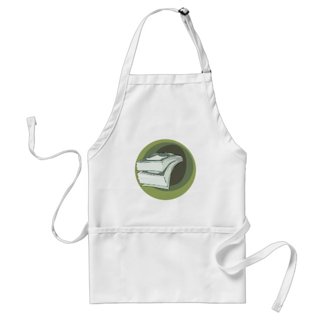 Stack of Money Cash Green Backs Standard Apron (Front)