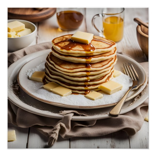 Stack of Pancakes Poster (Front)