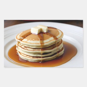 Stack Of Pancakes Rectangular Sticker