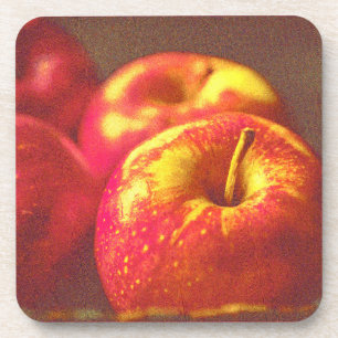 "Stack of Red Apples Fruit" Cute Photo. Buy Now Coaster