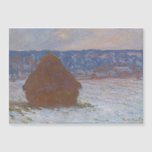 Stack of Wheat (Snow Effect, Overcast Day) (1890-9