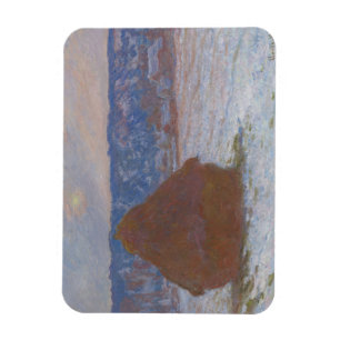 Stack of Wheat (Snow Effect, Overcast Day) (1890-9 Magnet